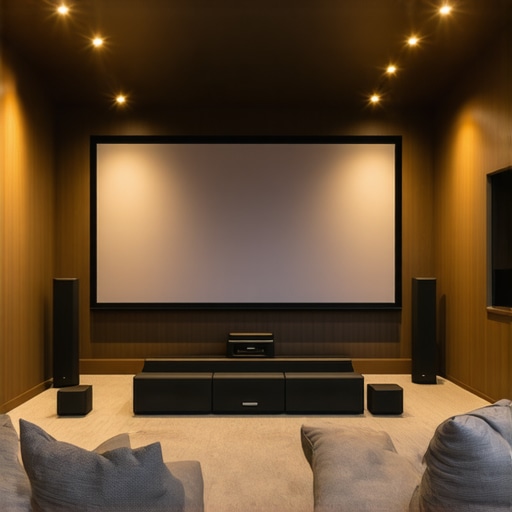 Top Projection Screens & Soundbars for Immersive Home Cinema Setup