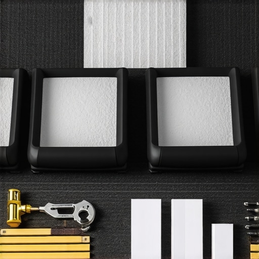 A person applying mass-loaded vinyl on a home theater wall with tools and insulation materials