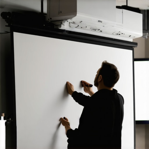How to Fix a Projector Screen That Won't Retract into the Ceiling