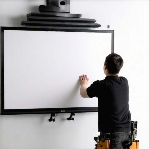 How to Mount Your Projector Screen Without Damaging Your Wall