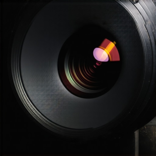 Person adjusting projector lens focus ring