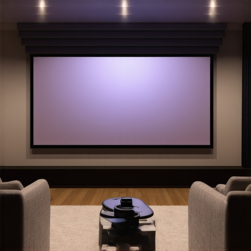 3 moves to eliminate reflection glare on your projector screen