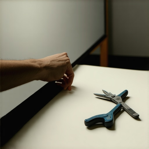 How to Fix a Torn Projection Screen Material