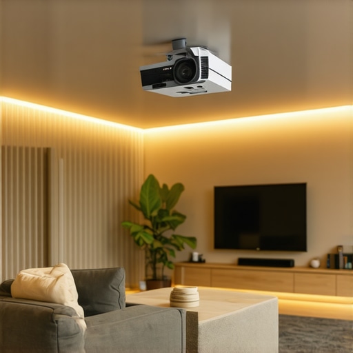 How to Hide Projector Cables in a Rental Without Cutting Drywall