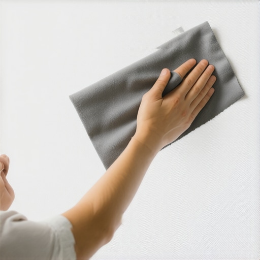 How to clean a grey projector screen without damaging the coating