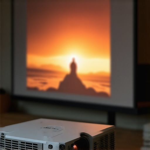 How to fix a projector image that is blurry on the edges