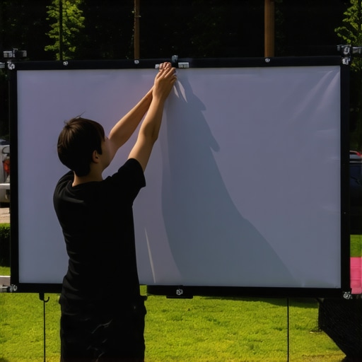 Stop Your Projection Screen from Curling at the Edges