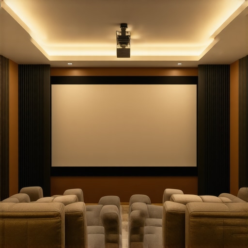 The Best Lighting for a Home Theater That Wont Ruin the Screen Image