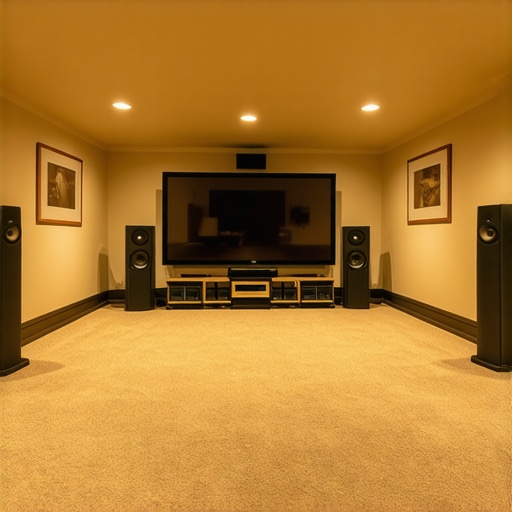 The best floor materials for home cinema sound quality