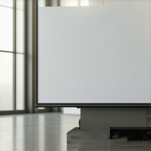 Why Matte White Screens Fail in Rooms with Large Windows