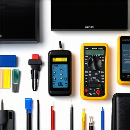 A collection of calibration and cleaning tools for home cinema systems.
