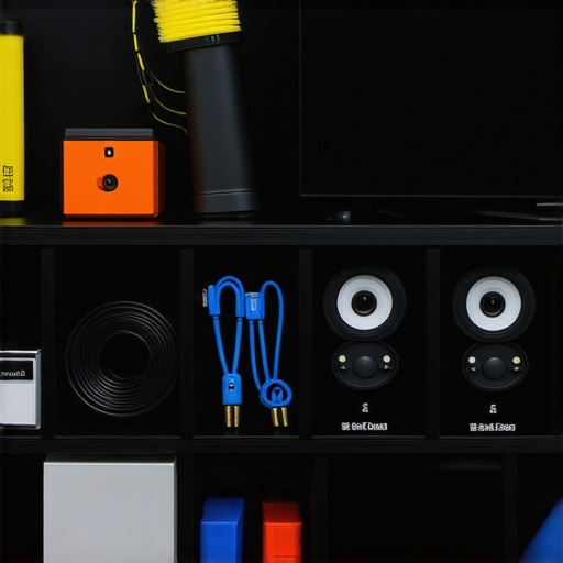 A collection of specialized tools for maintaining a home theater system