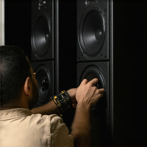 How to Eliminate Static Crackle From Rear Wired Speakers