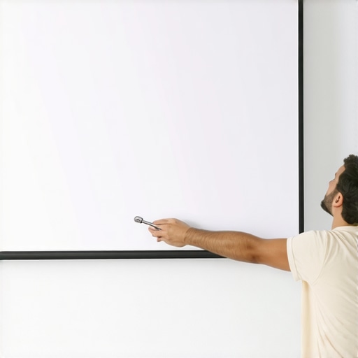 How to Fix a Projection Screen That Is Pulled Tight Too Much