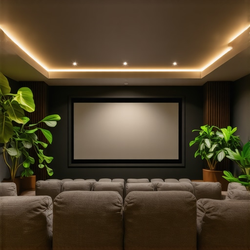 How to Get Rid of the New Carpet Smell in a Windowless Theater Room