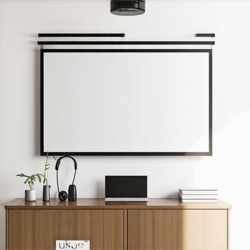 How to Hide Power Cables for a Motorized Projector Screen