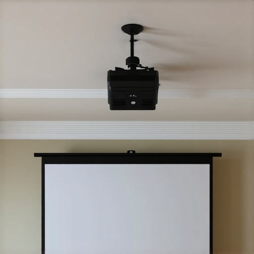 How to Hide a Projector Screen Behind a Crown Molding