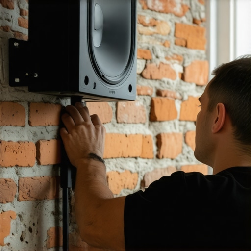 How to Mount Theater Speakers on a Brick Wall Without Damage