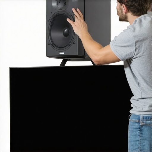 How to Secure Your Center Channel Speaker on Top of a TV