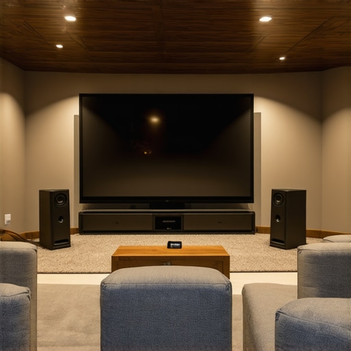 How to Set Up a Home Theater in a Basement Without Windows