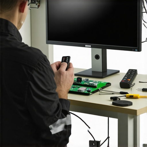How to fix a broken remote sensor on a motorized screen