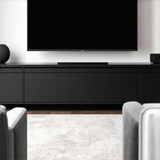 How to hide a massive center channel speaker in plain sight