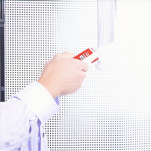 How to repair a tear in a perforated projection screen