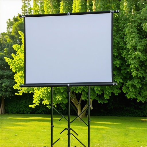 How to stop your projector screen from waving in the breeze