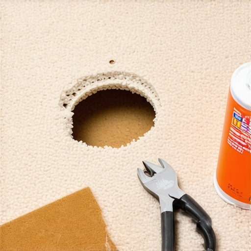 The Easiest Way to Patch a Hole in Your Theater Room Carpet