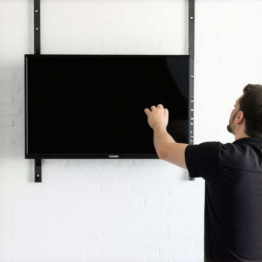 The Secret to Mounting a Screen on a Brick Wall Without Messy Dust