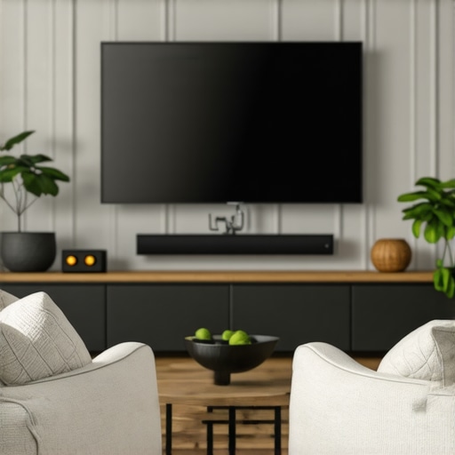 The best height for a wall-mounted soundbar