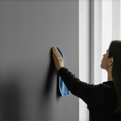 The best way to clean a grey projection screen