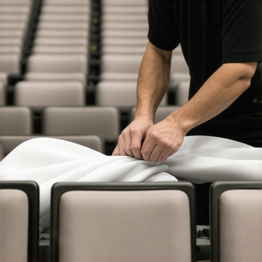 The best way to prevent theater seat fabric from stretching