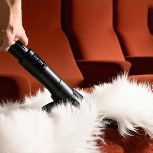 The easiest way to remove pet hair from velvet theater seats