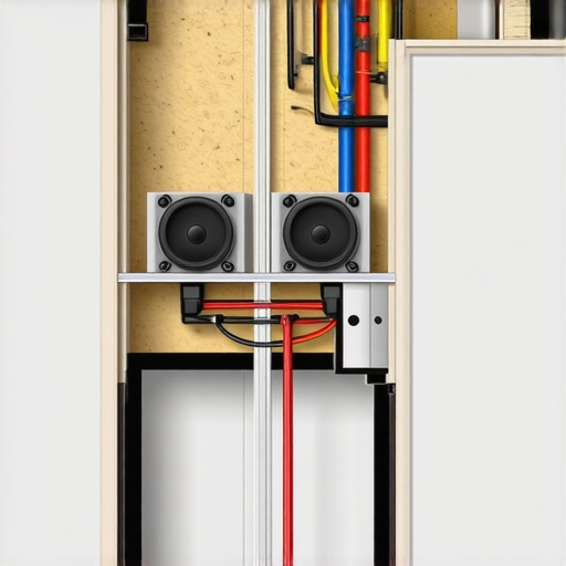 The right way to wire speakers through an exterior wall