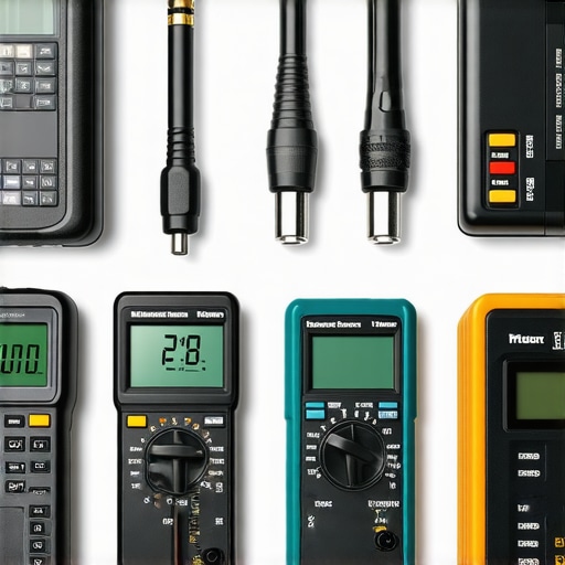 Professional calibration tools and electronic maintenance devices for home theater systems.