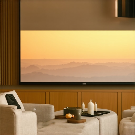 Why your projector screen has a yellow tint and how to clean it