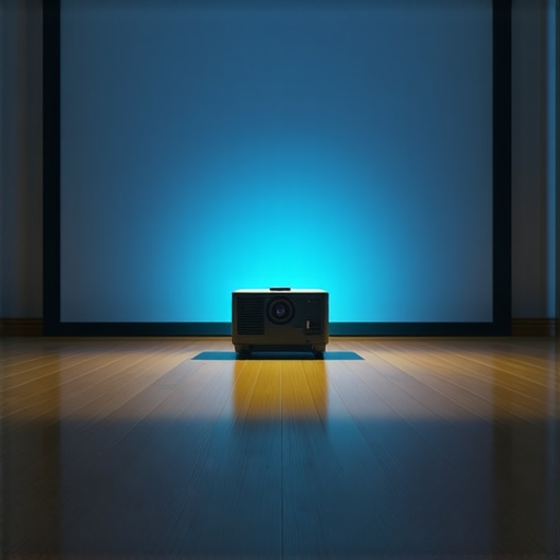 Why your projector screen shows reflections from the floor