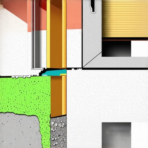Cross-section of a decoupled ceiling using resilient channels and damping compound for home theater soundproofing.