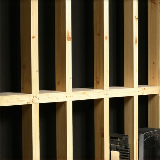 Building a Custom Subwoofer Enclosure Frame A wooden frame being covered with acoustically transparent fabric for a hidden subwoofer.