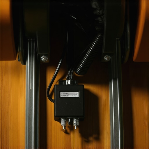 Checking the wiring under a theater chair Internal wiring and metal mechanism of a home theater recliner