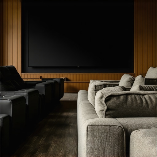 Choosing Between Leather and Fabric for Your Media Room