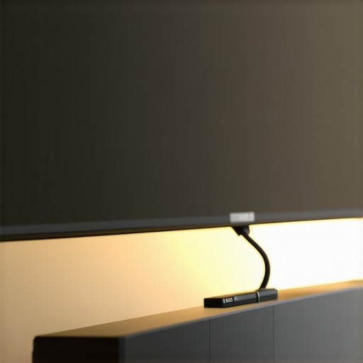 Plugging an HDMI cable into the HDMI ARC port on the back of a TV