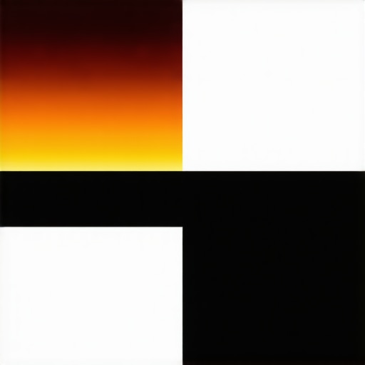 Illustration of hot spotting on a high gain projector screen compared to uniform matte white