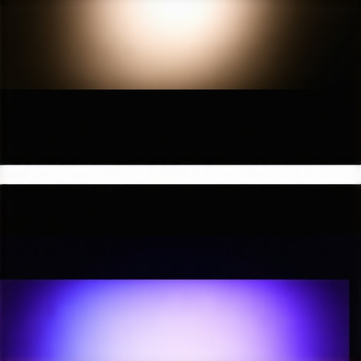 High Gain vs Matte Screen Hotspotting Visual comparison of screen gain hotspotting and uniform light distribution