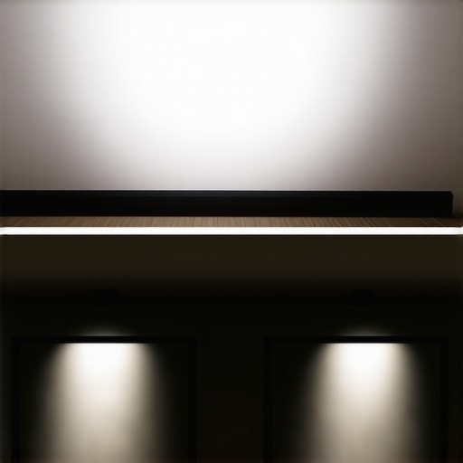 An illustration showing the hot-spotting effect on a high-gain projector screen versus a balanced image.