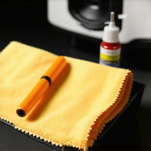 Essential home theater maintenance tools for cleaning projectors and receivers.