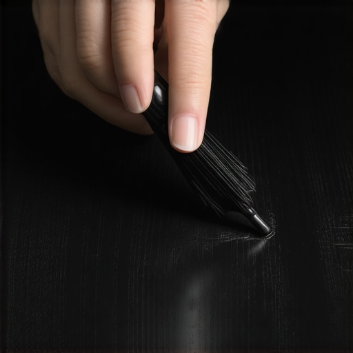 How to Patch a Scrape on Your Black Wood Media Cabinet
