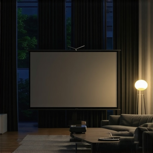 How to Set Up a Projection Screen in a Room with Windows