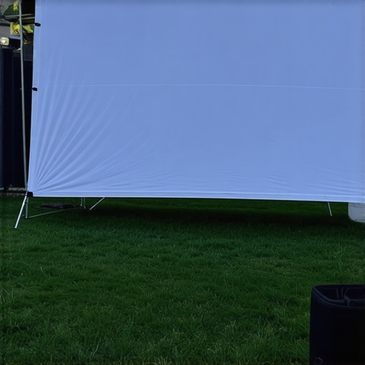 How to Stop Your Projector Screen from Rippling in the Wind